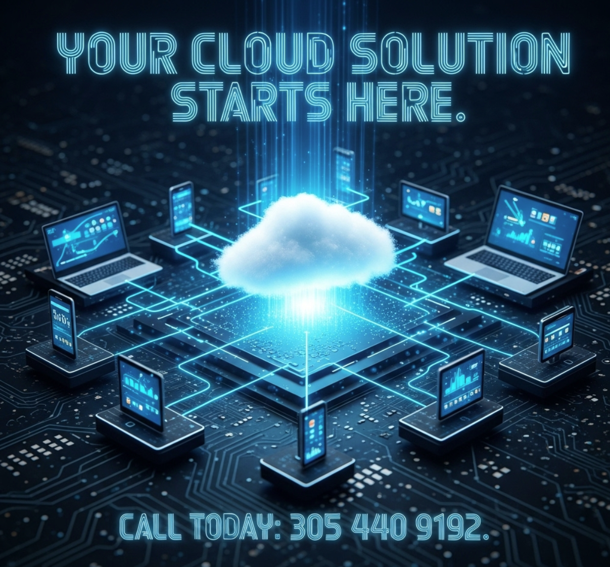 Your Cloud Solution Starts Here. Call Today: 305 440 9192.